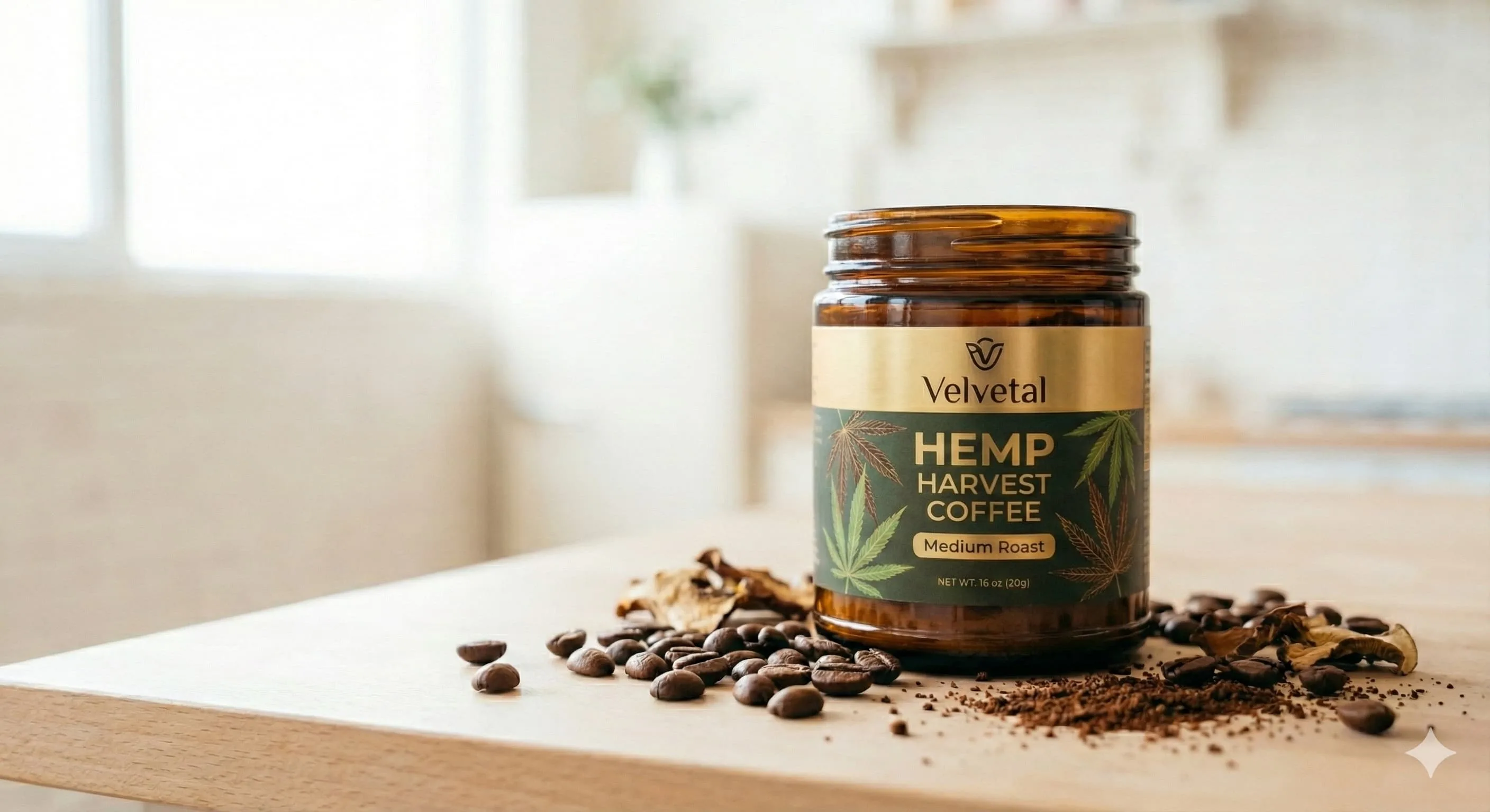 Hemp Harvest Coffee Medium Roast in the United States — premium medium roast coffee