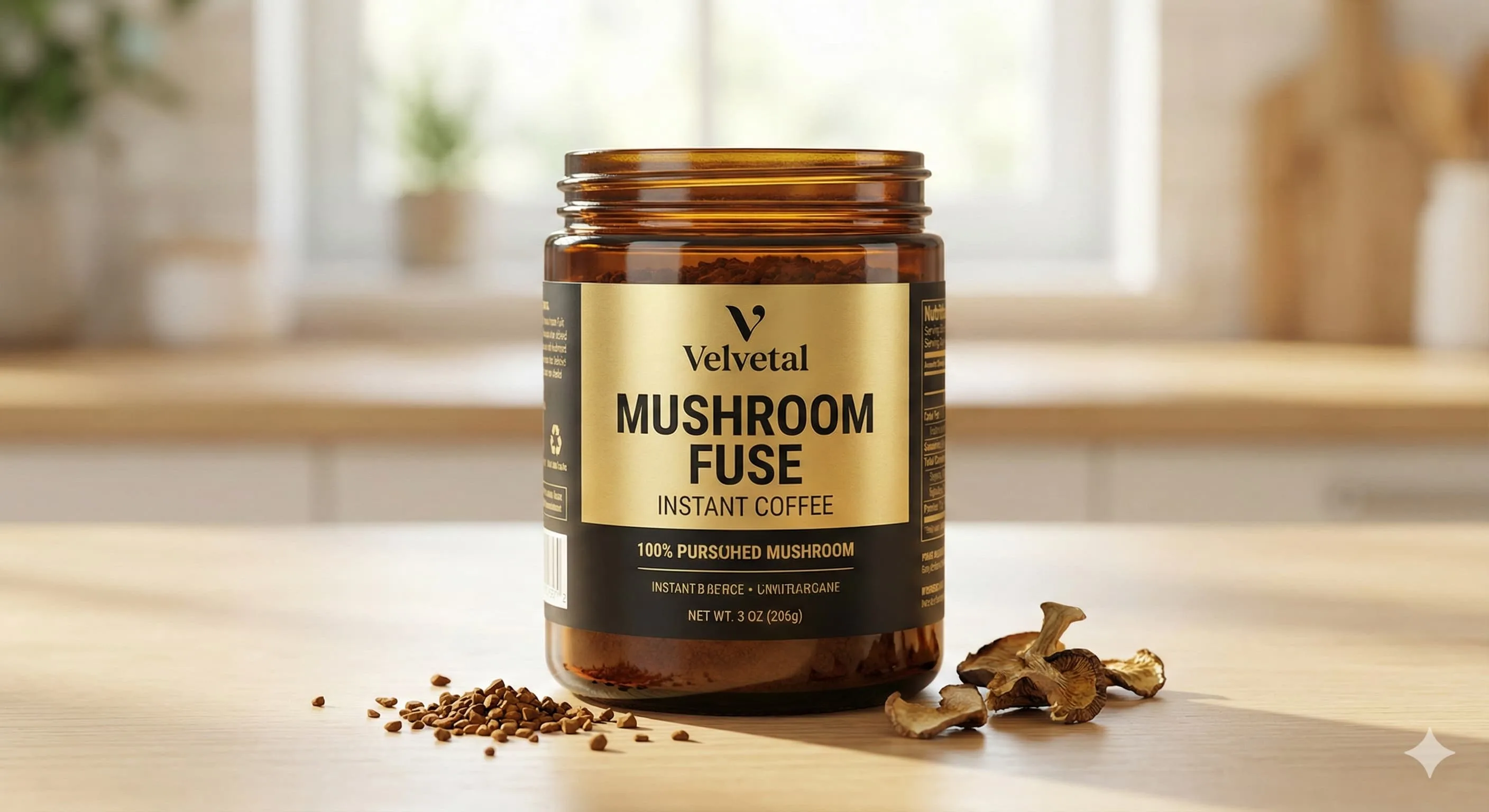 Mushroom Fuse Instant Coffee in the United States — instant mushroom coffee blend